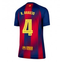 Echipament fotbal Barcelona Ronald Araujo #4 Tricou Acasa 2025-26 pentru femei maneca scurta