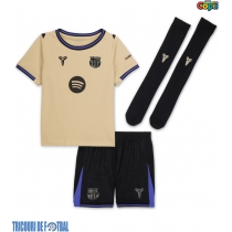 Echipament fotbal Barcelona Ronald Araujo #4 Tricou Deplasare 2025-26 pentru copii maneca scurta (+ Pantaloni scurti)