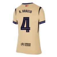 Echipament fotbal Barcelona Ronald Araujo #4 Tricou Deplasare 2025-26 pentru femei maneca scurta