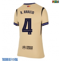 Echipament fotbal Barcelona Ronald Araujo #4 Tricou Deplasare 2025-26 pentru femei maneca scurta