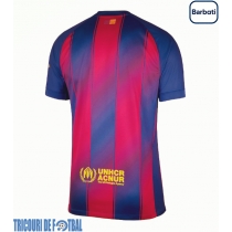 Echipament fotbal Barcelona Tricou Acasa 2025-26 maneca scurta