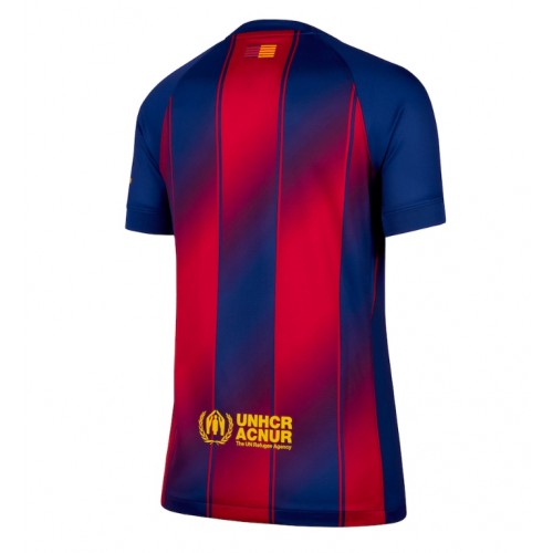 Echipament fotbal Barcelona Tricou Acasa 2025-26 pentru femei maneca scurta Echipament fotbal Barcelona Tricou Acasa 2025-26 pentru femei maneca scurta