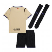 Echipament fotbal Barcelona Tricou Deplasare 2025-26 pentru copii maneca scurta (+ Pantaloni scurti)