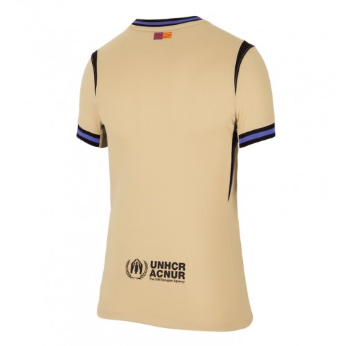 Echipament fotbal Barcelona Tricou Deplasare 2025-26 pentru femei maneca scurta Echipament fotbal Barcelona Tricou Deplasare 2025-26 pentru femei maneca scurta