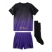 Echipament fotbal Barcelona Tricou Deplasare 2026-27 pentru copii maneca scurta (+ Pantaloni scurti)