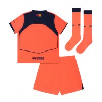 Echipament fotbal Barcelona Tricou Treilea 2025-26 pentru copii maneca scurta (+ Pantaloni scurti)