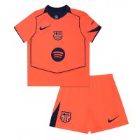 Echipament fotbal Barcelona Tricou Treilea 2025-26 pentru copii maneca scurta (+ Pantaloni scurti)