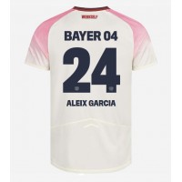 Echipament fotbal Bayer Leverkusen Aleix Garcia #24 Tricou Deplasare 2025-26 maneca scurta Echipament fotbal Bayer Leverkusen Aleix Garcia #24 Tricou Deplasare 2025-26 maneca scurta