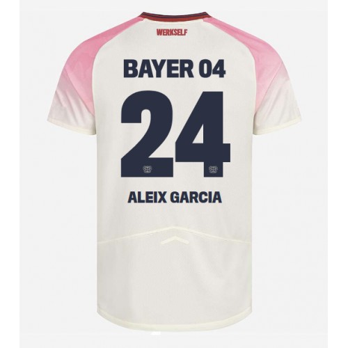 Echipament fotbal Bayer Leverkusen Aleix Garcia #24 Tricou Deplasare 2025-26 maneca scurta Echipament fotbal Bayer Leverkusen Aleix Garcia #24 Tricou Deplasare 2025-26 maneca scurta