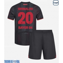 Echipament fotbal Bayer Leverkusen Alejandro Grimaldo #20 Tricou Acasa 2025-26 pentru copii maneca scurta (+ Pantaloni scurti)