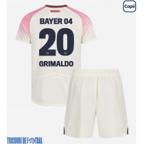 Echipament fotbal Bayer Leverkusen Alejandro Grimaldo #20 Tricou Deplasare 2025-26 pentru copii maneca scurta (+ Pantaloni scurti)