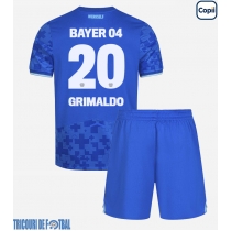 Echipament fotbal Bayer Leverkusen Alejandro Grimaldo #20 Tricou Treilea 2025-26 pentru copii maneca scurta (+ Pantaloni scurti)