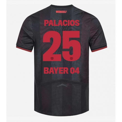Echipament fotbal Bayer Leverkusen Exequiel Palacios #25 Tricou Acasa 2025-26 maneca scurta Echipament fotbal Bayer Leverkusen Exequiel Palacios #25 Tricou Acasa 2025-26 maneca scurta