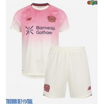 Echipament fotbal Bayer Leverkusen Exequiel Palacios #25 Tricou Deplasare 2025-26 pentru copii maneca scurta (+ Pantaloni scurti)