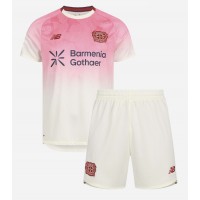 Echipament fotbal Bayer Leverkusen Jarell Quansah #4 Tricou Deplasare 2025-26 pentru copii maneca scurta (+ Pantaloni scurti)