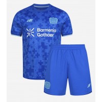 Echipament fotbal Bayer Leverkusen Jarell Quansah #4 Tricou Treilea 2025-26 pentru copii maneca scurta (+ Pantaloni scurti)