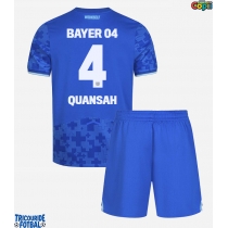 Echipament fotbal Bayer Leverkusen Jarell Quansah #4 Tricou Treilea 2025-26 pentru copii maneca scurta (+ Pantaloni scurti)