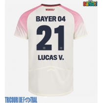 Echipament fotbal Bayer Leverkusen Lucas Vazquez #21 Tricou Deplasare 2025-26 maneca scurta