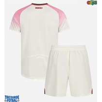 Echipament fotbal Bayer Leverkusen Tricou Deplasare 2025-26 pentru copii maneca scurta (+ Pantaloni scurti)