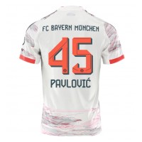 Echipament fotbal Bayern Munich Aleksandar Pavlovic #45 Tricou Deplasare 2025-26 maneca scurta