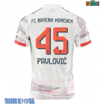 Echipament fotbal Bayern Munich Aleksandar Pavlovic #45 Tricou Deplasare 2025-26 maneca scurta