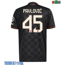 Echipament fotbal Bayern Munich Aleksandar Pavlovic #45 Tricou Treilea 2025-26 maneca scurta