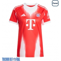 Echipament fotbal Bayern Munich Alphonso Davies #19 Tricou Acasa 2025-26 pentru femei maneca scurta