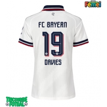 Echipament fotbal Bayern Munich Alphonso Davies #19 Tricou Deplasare 2026-27 pentru femei maneca scurta