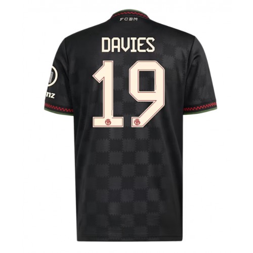 Echipament fotbal Bayern Munich Alphonso Davies #19 Tricou Treilea 2025-26 maneca scurta Echipament fotbal Bayern Munich Alphonso Davies #19 Tricou Treilea 2025-26 maneca scurta