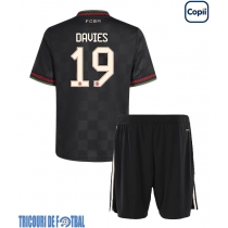 Echipament fotbal Bayern Munich Alphonso Davies #19 Tricou Treilea 2025-26 pentru copii maneca scurta (+ Pantaloni scurti)