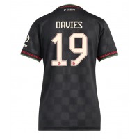 Echipament fotbal Bayern Munich Alphonso Davies #19 Tricou Treilea 2025-26 pentru femei maneca scurta