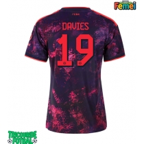 Echipament fotbal Bayern Munich Alphonso Davies #19 Tricou Treilea 2026-27 pentru femei maneca scurta