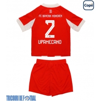 Echipament fotbal Bayern Munich Dayot Upamecano #2 Tricou Acasa 2025-26 pentru copii maneca scurta (+ Pantaloni scurti)