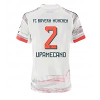 Echipament fotbal Bayern Munich Dayot Upamecano #2 Tricou Deplasare 2025-26 pentru femei maneca scurta