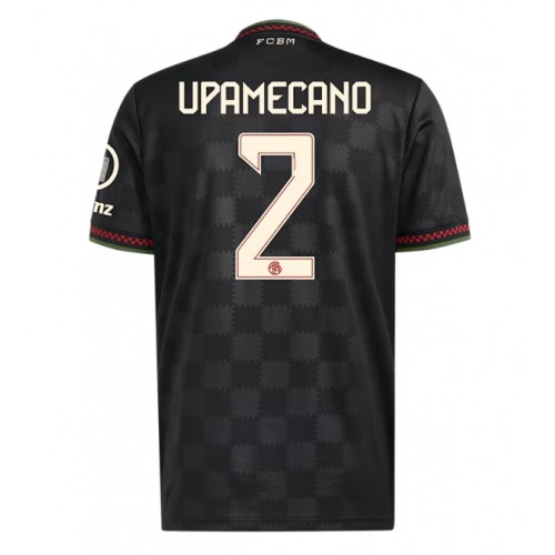 Echipament fotbal Bayern Munich Dayot Upamecano #2 Tricou Treilea 2025-26 maneca scurta Echipament fotbal Bayern Munich Dayot Upamecano #2 Tricou Treilea 2025-26 maneca scurta