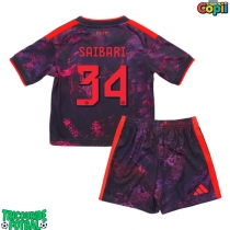 Echipament fotbal Bayern Munich Ismael Saibari #34 Tricou Treilea 2026-27 pentru copii maneca scurta (+ Pantaloni scurti)