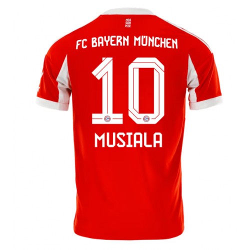 Echipament fotbal Bayern Munich Jamal Musiala #10 Tricou Acasa 2025-26 maneca scurta Echipament fotbal Bayern Munich Jamal Musiala #10 Tricou Acasa 2025-26 maneca scurta