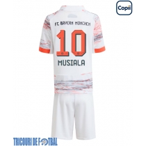 Echipament fotbal Bayern Munich Jamal Musiala #10 Tricou Deplasare 2025-26 pentru copii maneca scurta (+ Pantaloni scurti)