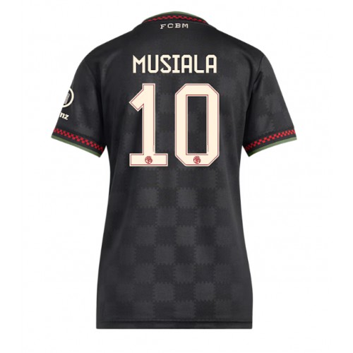 Echipament fotbal Bayern Munich Jamal Musiala #10 Tricou Treilea 2025-26 pentru femei maneca scurta Echipament fotbal Bayern Munich Jamal Musiala #10 Tricou Treilea 2025-26 pentru femei maneca scurta