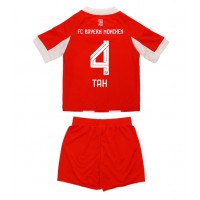 Echipament fotbal Bayern Munich Jonathan Tah #4 Tricou Acasa 2025-26 pentru copii maneca scurta (+ Pantaloni scurti)