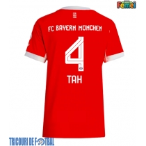 Echipament fotbal Bayern Munich Jonathan Tah #4 Tricou Acasa 2025-26 pentru femei maneca scurta