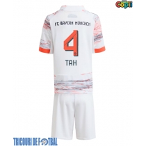 Echipament fotbal Bayern Munich Jonathan Tah #4 Tricou Deplasare 2025-26 pentru copii maneca scurta (+ Pantaloni scurti)