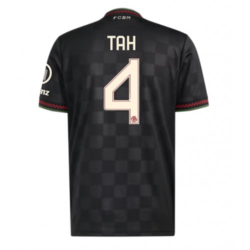 Echipament fotbal Bayern Munich Jonathan Tah #4 Tricou Treilea 2025-26 maneca scurta Echipament fotbal Bayern Munich Jonathan Tah #4 Tricou Treilea 2025-26 maneca scurta