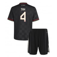 Echipament fotbal Bayern Munich Jonathan Tah #4 Tricou Treilea 2025-26 pentru copii maneca scurta (+ Pantaloni scurti)