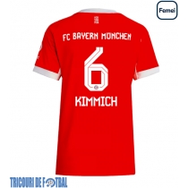 Echipament fotbal Bayern Munich Joshua Kimmich #6 Tricou Acasa 2025-26 pentru femei maneca scurta