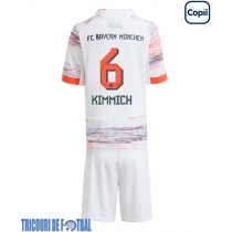 Echipament fotbal Bayern Munich Joshua Kimmich #6 Tricou Deplasare 2025-26 pentru copii maneca scurta (+ Pantaloni scurti)