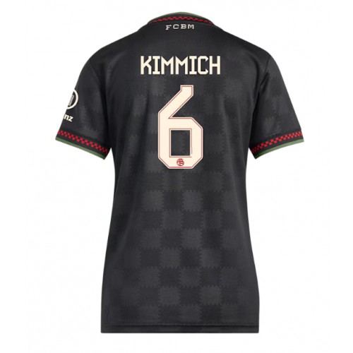 Echipament fotbal Bayern Munich Joshua Kimmich #6 Tricou Treilea 2025-26 pentru femei maneca scurta Echipament fotbal Bayern Munich Joshua Kimmich #6 Tricou Treilea 2025-26 pentru femei maneca scurta