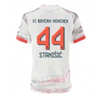 Echipament fotbal Bayern Munich Josip Stanisic #44 Tricou Deplasare 2025-26 pentru femei maneca scurta