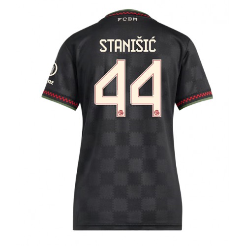 Echipament fotbal Bayern Munich Josip Stanisic #44 Tricou Treilea 2025-26 pentru femei maneca scurta Echipament fotbal Bayern Munich Josip Stanisic #44 Tricou Treilea 2025-26 pentru femei maneca scurta