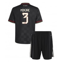 Echipament fotbal Bayern Munich Kim Min-jae #3 Tricou Treilea 2025-26 pentru copii maneca scurta (+ Pantaloni scurti)